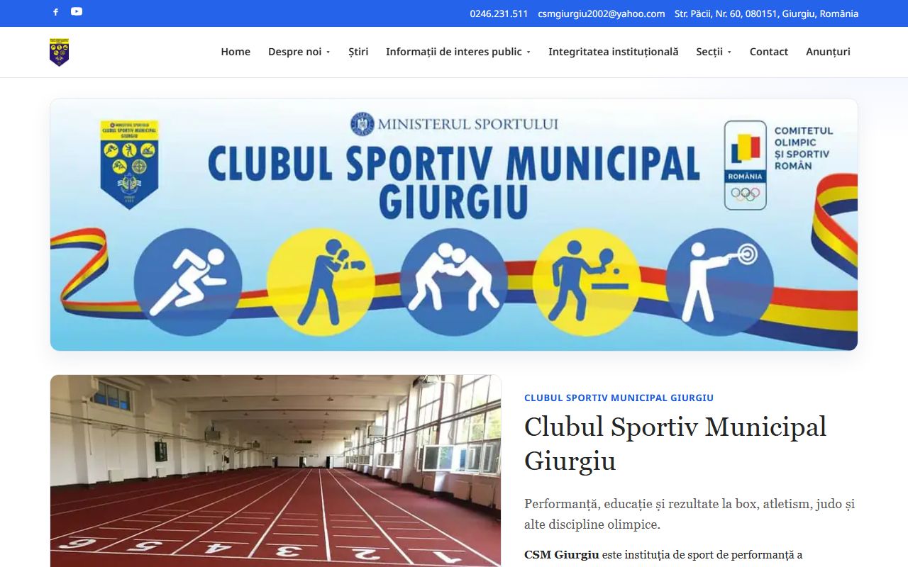 Screenshot CSM Giurgiu