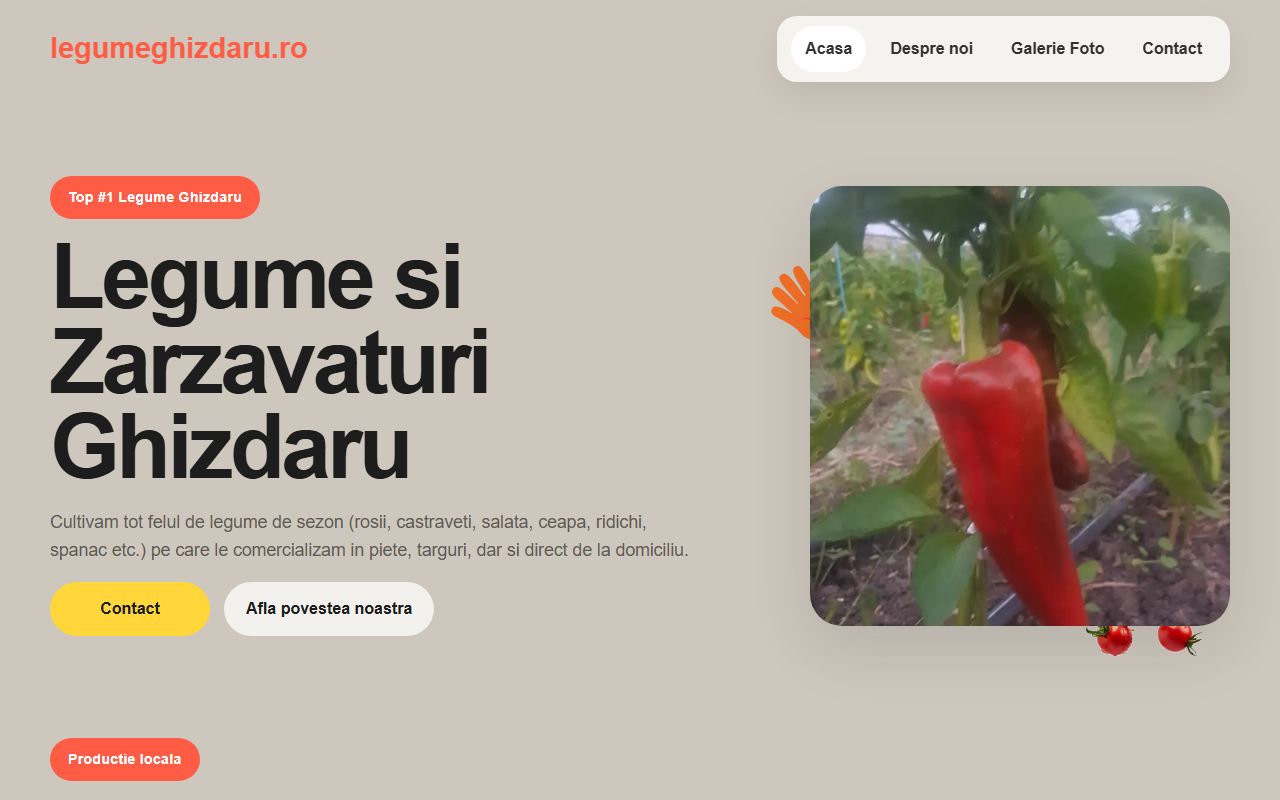 Screenshot Legume Ghizdaru